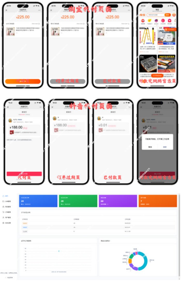 新版全开源无加密十一合一代付商城源码