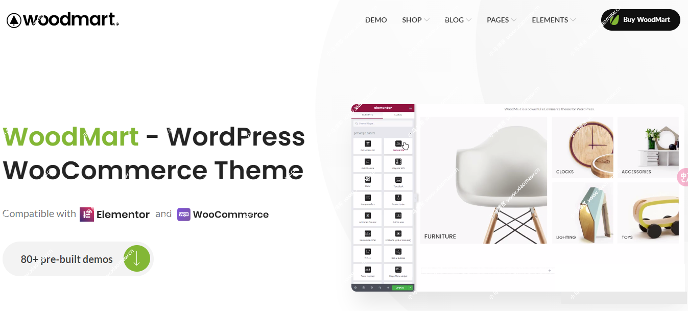 WordPress主题商店主题 WoodMart v8.3.9开心版