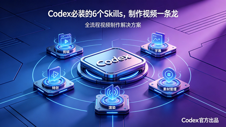 Codex 必装的 6 个Skills，制作视频一条龙