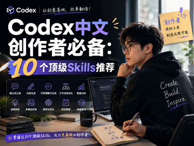 Codex中文创作者必备：10个顶级Skills推荐