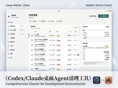 一款好用的Codex/Claude桌面Agent清理工具