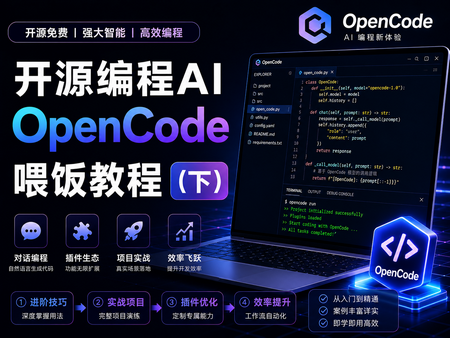 开源编程AI OpenCode喂饭教程（下）
