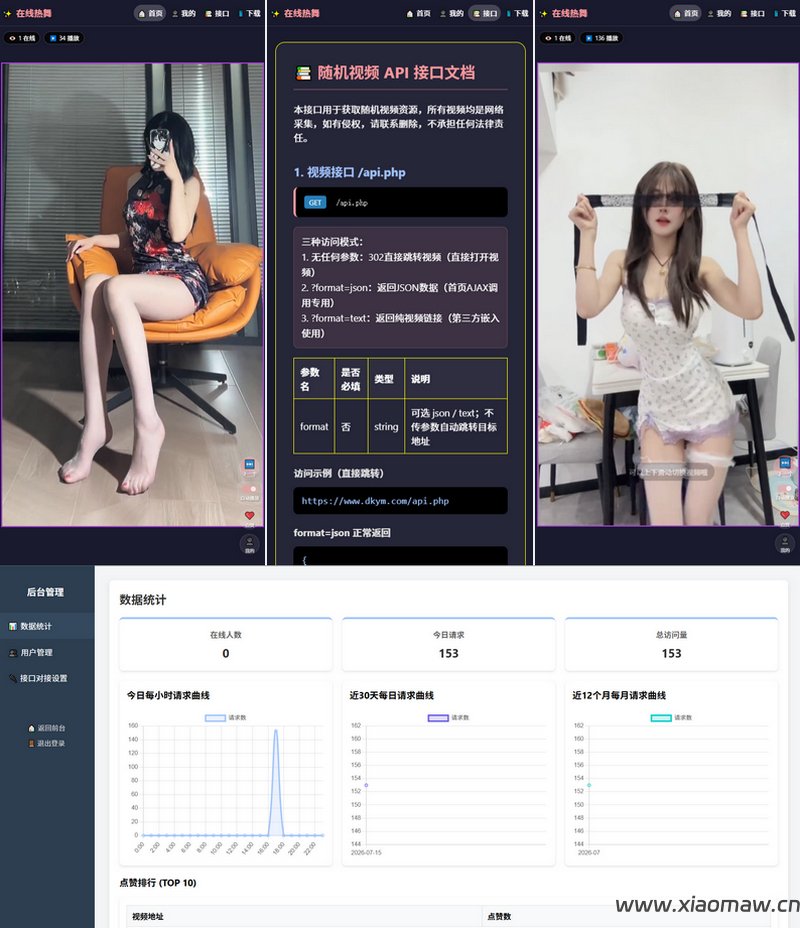 随机视频播放系统源码 v6.0 - PHP+MySQL