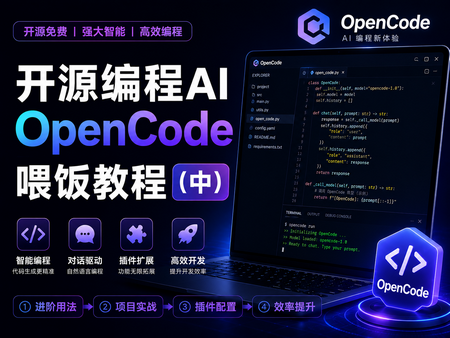 开源编程AI OpenCode喂饭教程（中）