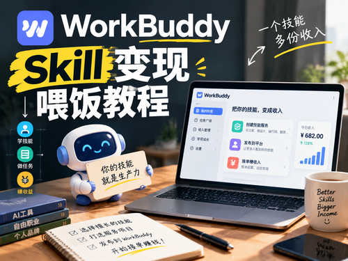 WorkBuddy Skill 变现喂饭教程